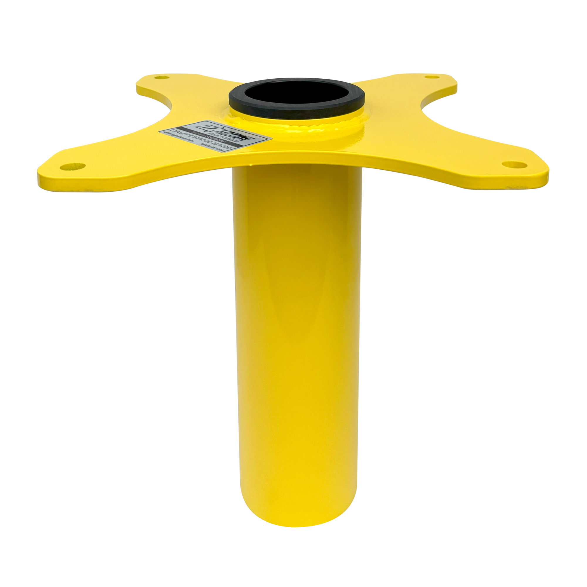 OZ Lifting Products Socket Base for Steel Davit Cranes and CompOZite Elite Davit Cranes, Model# OZSOC2